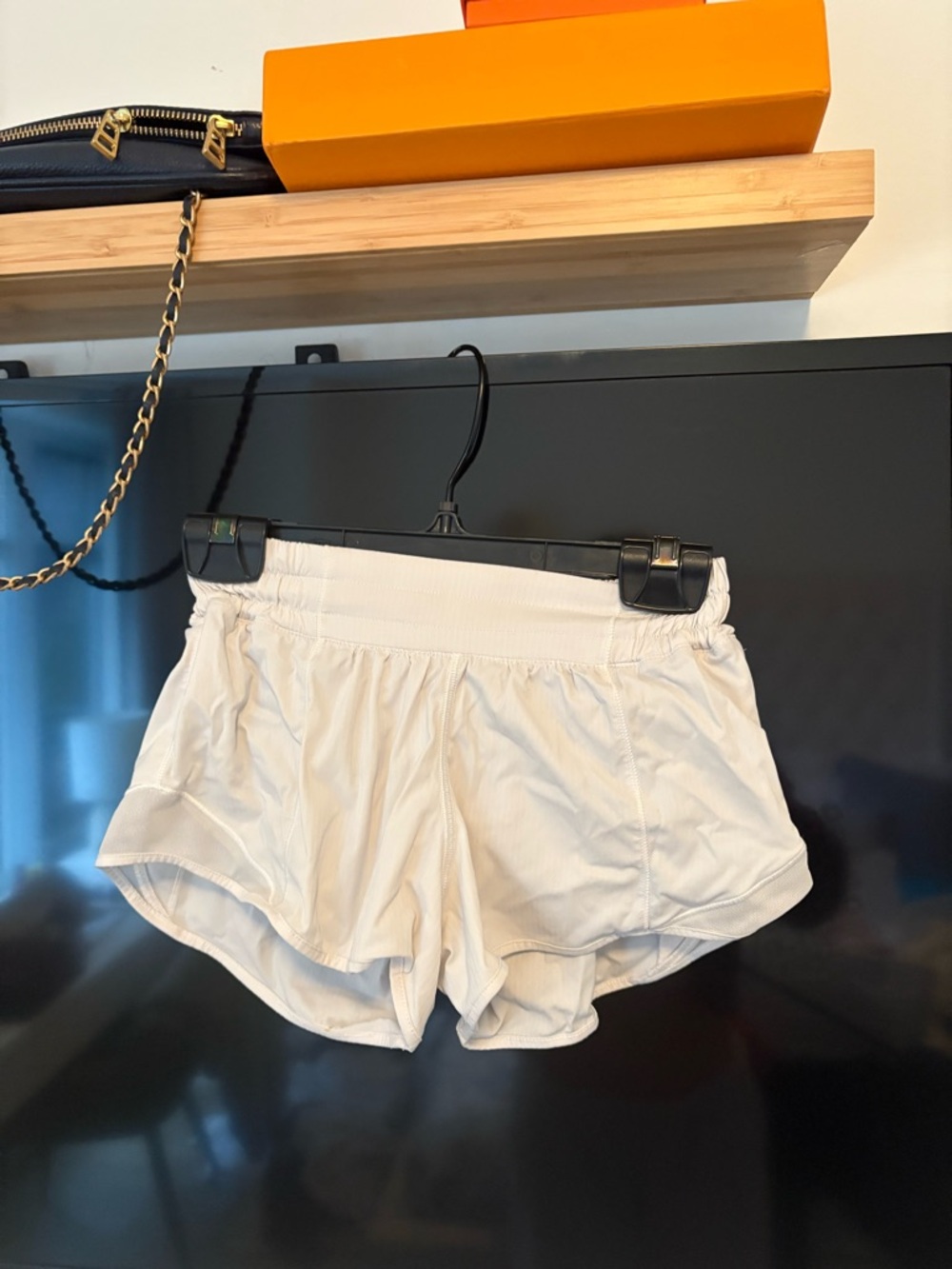 lululemon athletica White Women's Athletic Shorts - Performance Run Short